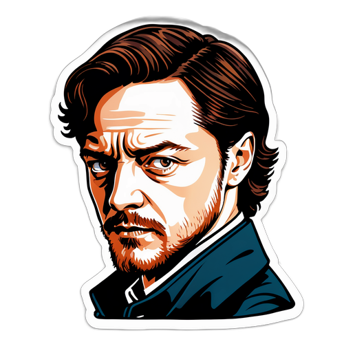 Une illustration de James McAvoy dans des rôles emblématiques