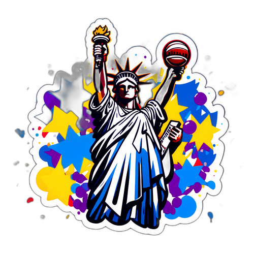Isang Masiglang Laban ng Liberty vs Sparks Sticker