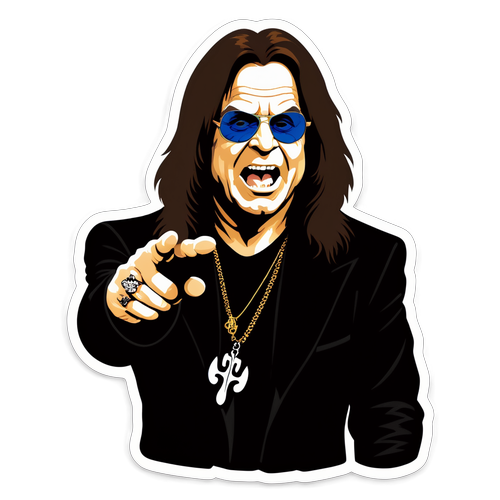 Penuh Rock! Sticker Ozzy Osbourne yang Menyatukan Warisan Muzik Sejati!