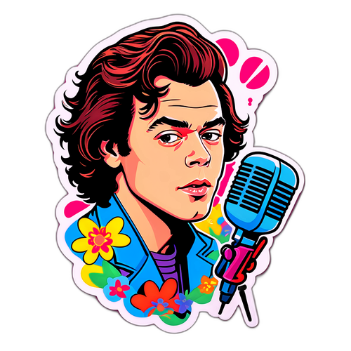 Harry Styles Pop-Art Sticker