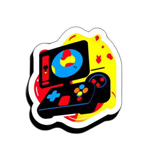 Sticker Anime Game Cổ Điển