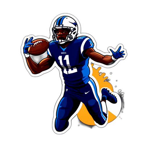 Jakobi Meyers Touchdown Sticker