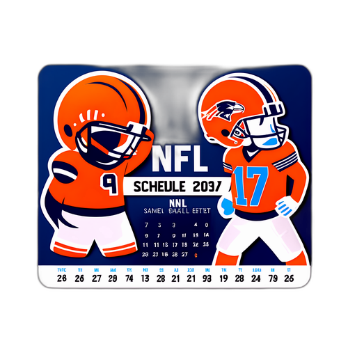 NFL Schedule Today Sticker