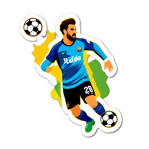 Sticker La Liga - Năng Động Cùng Cầu Thủ