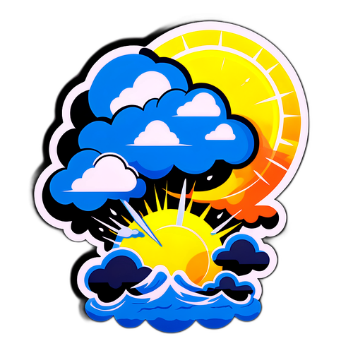 Sticker Thời Tiết Đẹp Độc Đáo