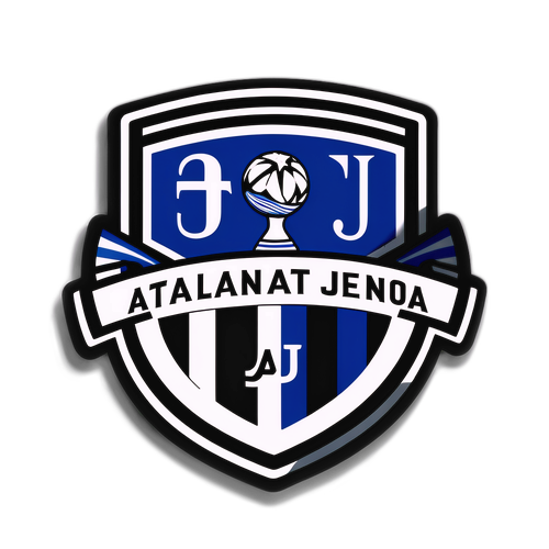 Autocolant dedicat rivalității dintre Atalanta și Juventus