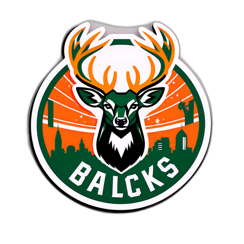 Adesivo do time Bucks