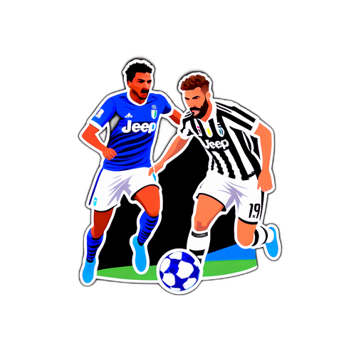 Sticker pentru meciul Atalanta vs Juventus