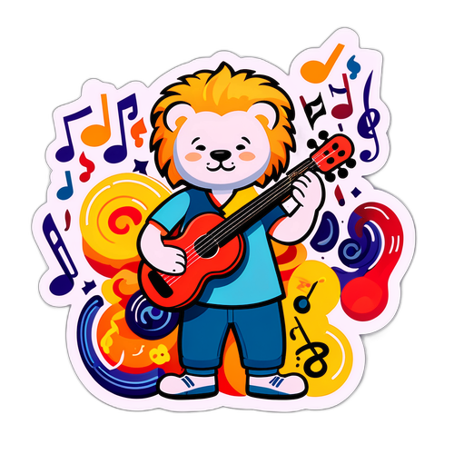 音楽を楽しむキャラクター