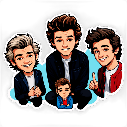 Scopri il Mondo Colorato di One Direction: Sticker Incredibili per i Veri Fans!