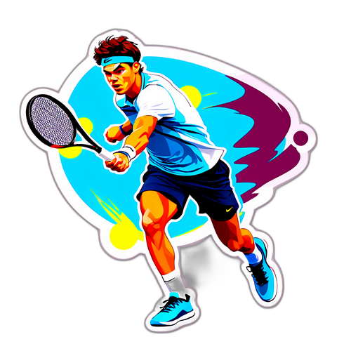 테니스 선수 일러스트