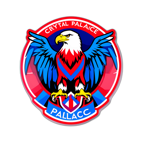 Hình dán Crystal Palace với biểu tượng đại bàng