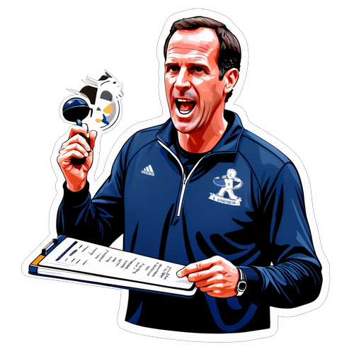 Isang Sining na Paglalarawan ni Kenny Atkinson bilang Coach