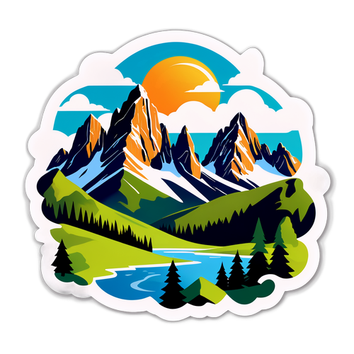 Autocollant pour la saison 2 de la série Dolomites