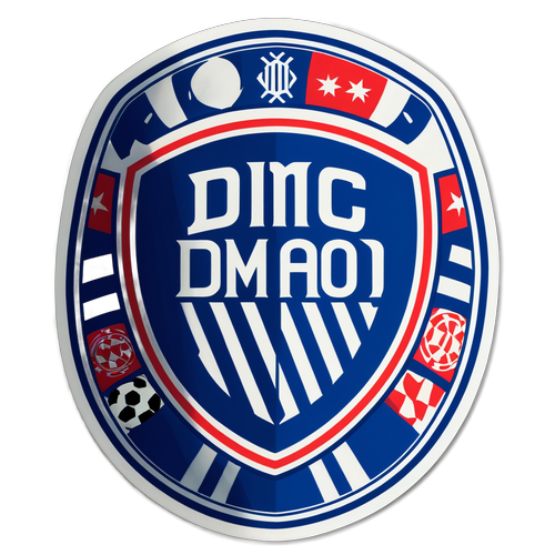 Sticker Minimalis: Emblem Bayern Munich Dikelilingi Imaji Sepak Bola dengan Nama 'Dinamo Zagreb'!