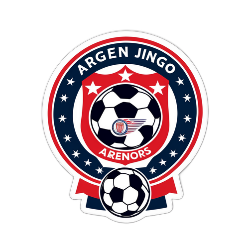 Stiker Bertema Sepak Bola Pendukung Argentinos Juniors