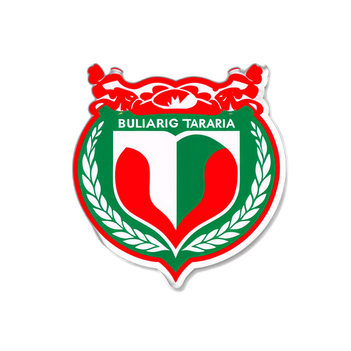 Emblemat duchu piłki nożnej dla Bułgarii