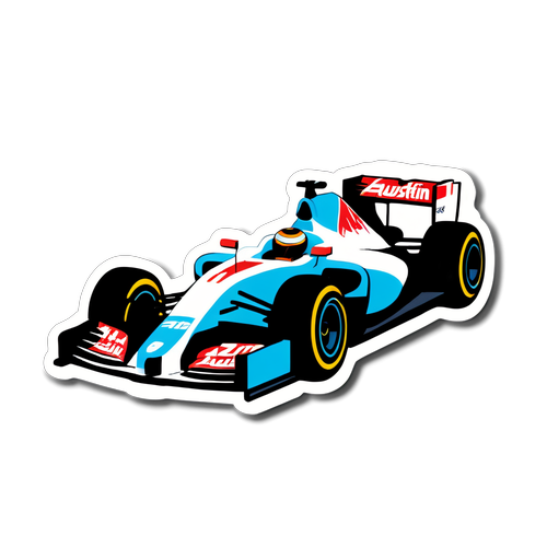 Racen in Stijl: F1 Austin Sticker