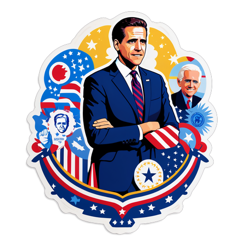 Creative Illustration of Hunter Biden: Politics, Family, and Hope