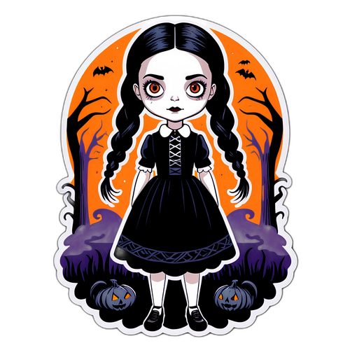 Si Wednesday Addams sa Kakaibang Kapaligiran