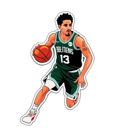Spexig klistermärke av Shane Larkin i aktion