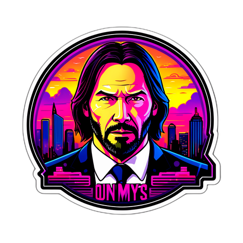 Sticker Nostalgico Ispirato a John Wick