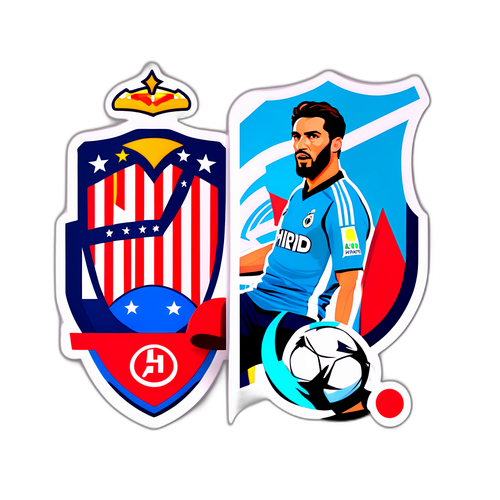 Návrh nálepky Atlético vs. Real Madrid