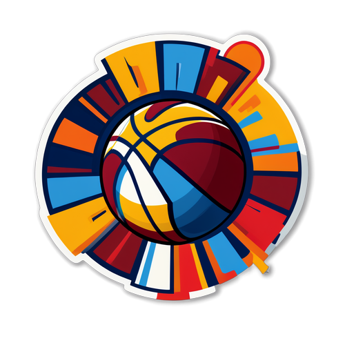 Stickers di Rivalità Basketball: Cavaliers vs Pacers