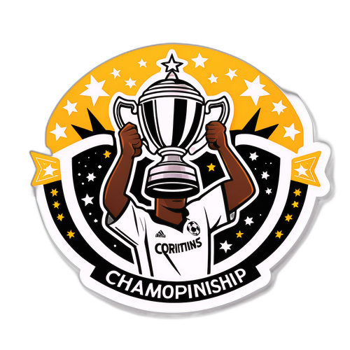 Corinthians Levantando o Troféu do Campeonato