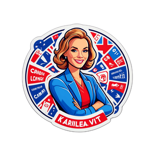 Karoline Leavitt Kampanjsticker