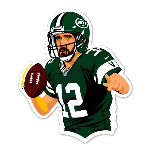 Unbelievable Game Day Energy: You Won't Believe How Aaron Rodgers Dominates in His Jets Jersey!