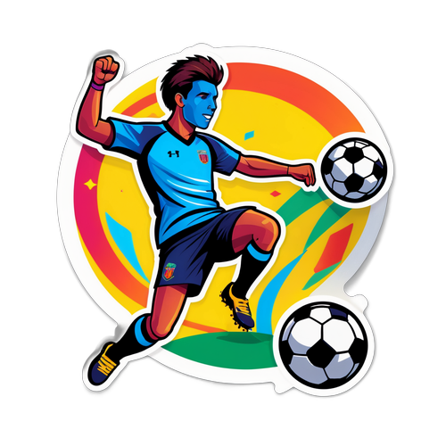 שחקן כדורגל חוגג