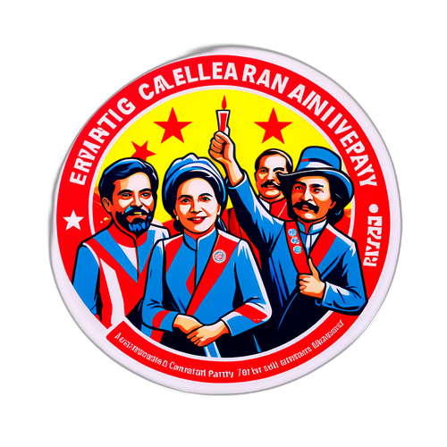 Sticker kỷ niệm ngày thành lập đảng