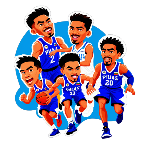 Sticker ng Gilas laban sa New Zealand