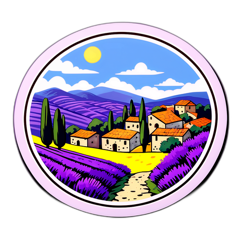 Scène ensoleillée des collines de Miramas