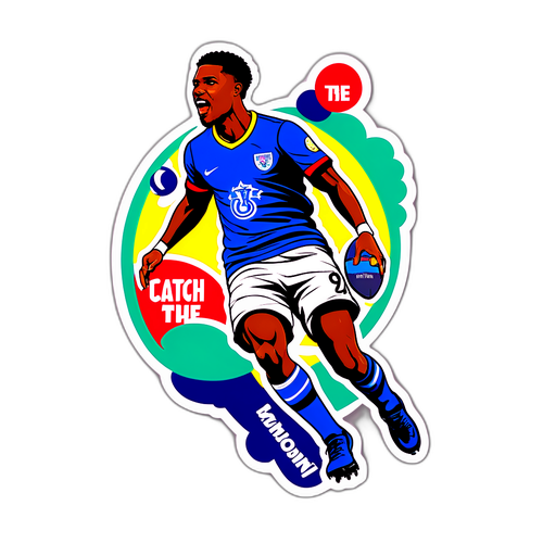 Theo Johnson Football Action Sticker