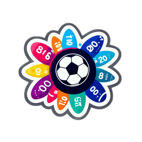 Стикер с символами спортивной лотереи