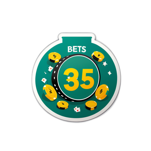 สติกเกอร์การพนันที่มีโลโก้ bet365