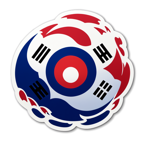 Krachtig logo van Zuid-Korea