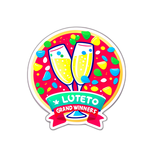 Sticker para sa mga Nanalo sa Lotto