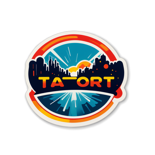 Tatort Aufkleber