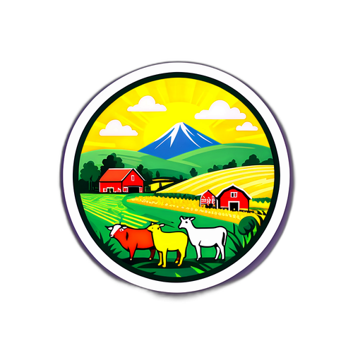 Logo Coordination Rurale avec éléments agricoles