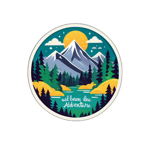 Eventyrlig Badge Klistermærke