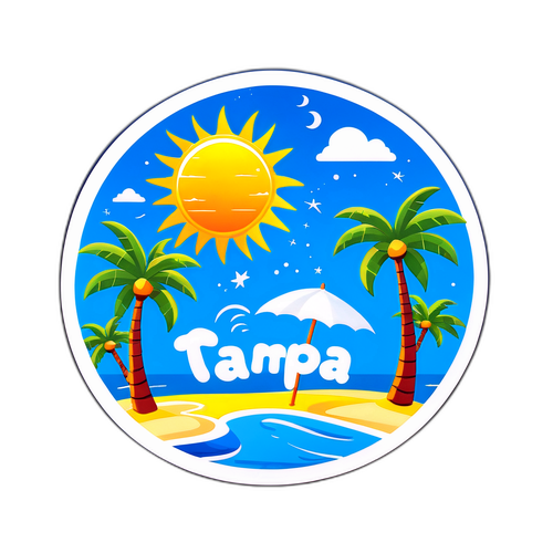 Tampa Weather Sticker
