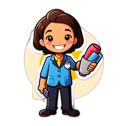 元気なスタッフのキャラクター