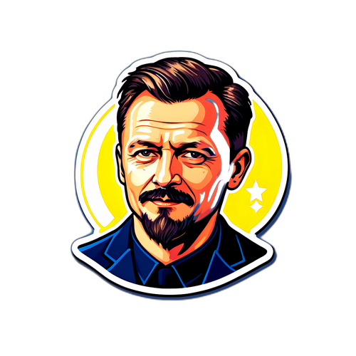 Nálepka s Lukášem Vaculíkem