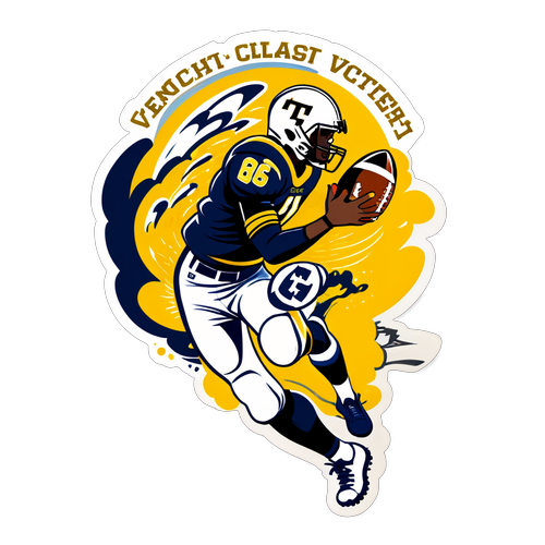 Georgia Tech vs. Vanderbilt Football Clash Sticker