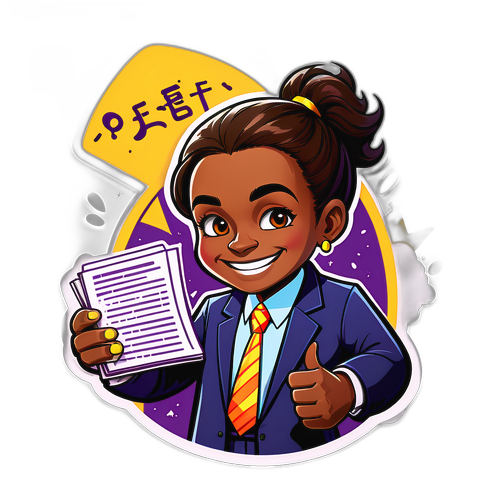 Персонаж прокуратуры с улыбкой