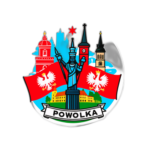 Kulturell klistremerke av Litwa og Polska