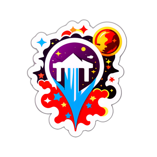 Diseño de Sticker del Canal TNT